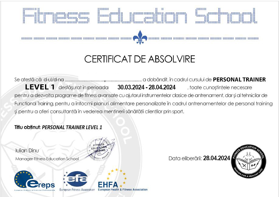 2.-Diploma-FES-Personal-Trainer-Level-1-1