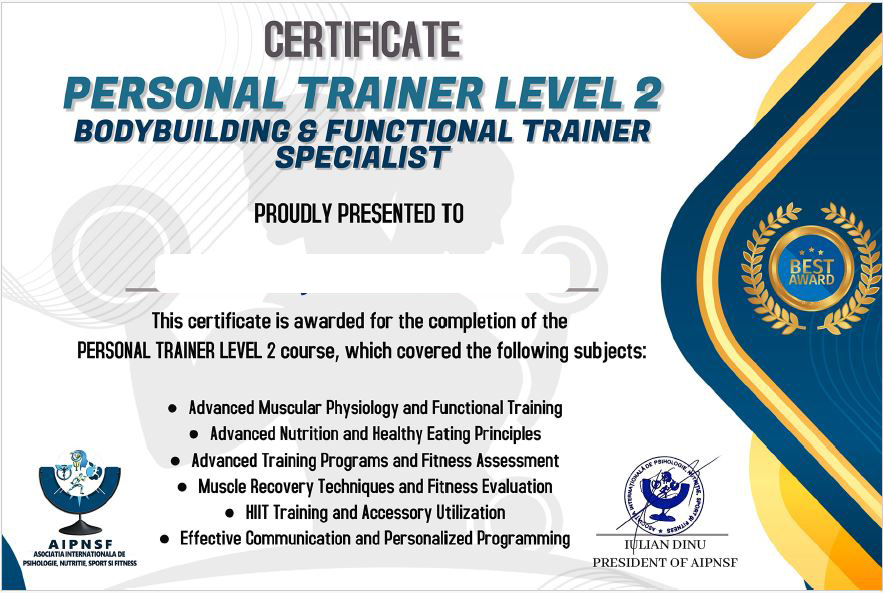 7.-Diploma-AIPNSF-Personal-Trainer-Level-2-Specializare-Fitness-Bodybuilding-1